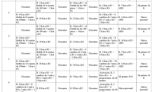 Plan de entrenamiento semanal con fartlek que es, incluyendo carreras, cuestas y descansos.